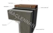 Deck Paved Waterproofing Showing Bedded Paving