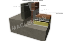 Deck Waterproofing Paved Showing Bedded Paving