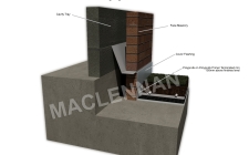 Irrigated Deck Waterproofing No Insulation